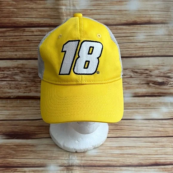 Nascar Accessories Nascar Mesh Back Team Yellow Hat Cap With